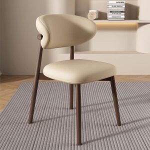 Alternative view of Modern Minimalist Nordic Solid Wood Dining Chair