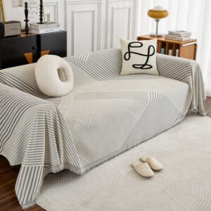 Alternative view of High-End Textured Summer Chenille Sofa Cover