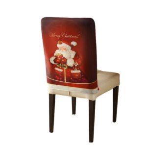 Alternative view of Milk Silk Christmas Cartoon Printed Chair Cover